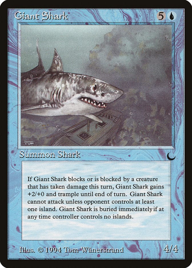 Giant Shark [The Dark] Magic: The Gathering