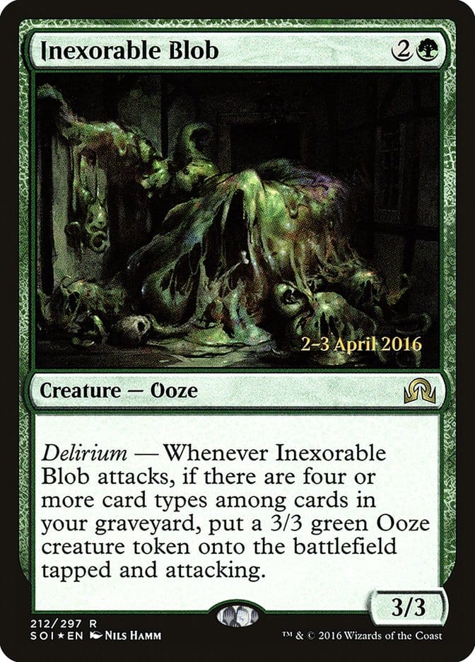 Inexorable Blob [Shadows over Innistrad Prerelease Promos] Magic: The Gathering