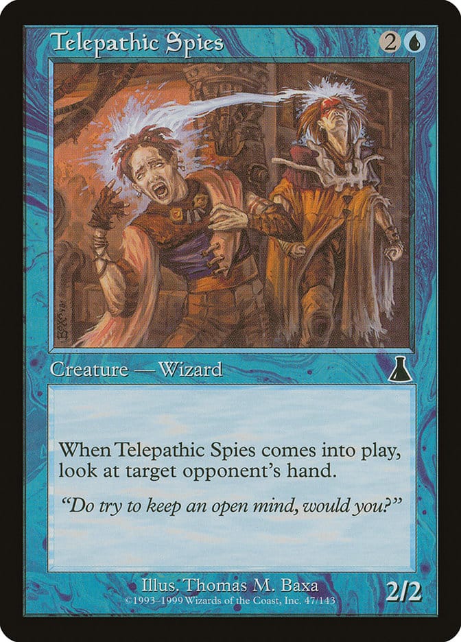 Telepathic Spies [Urza's Destiny] Magic: The Gathering