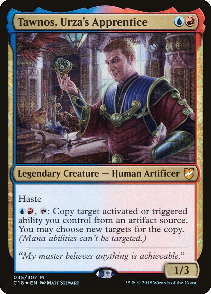 Tawnos, Urza's Apprentice [Commander 2018] Magic: The Gathering