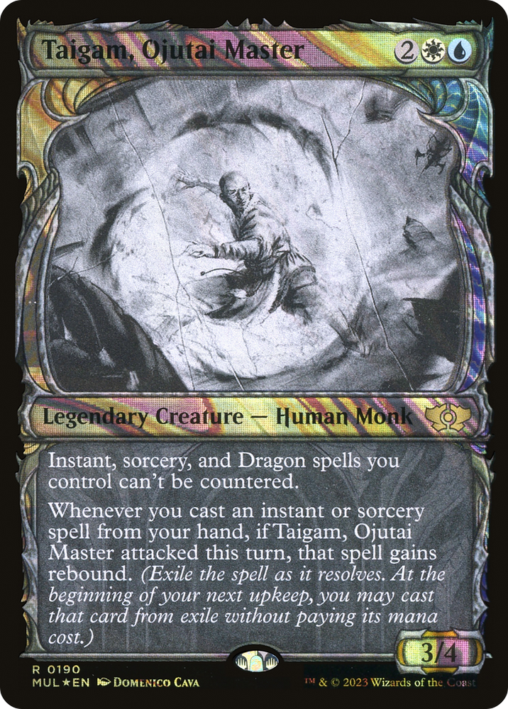 Taigam, Ojutai Master (Halo Foil) [Multiverse Legends] Magic: The Gathering
