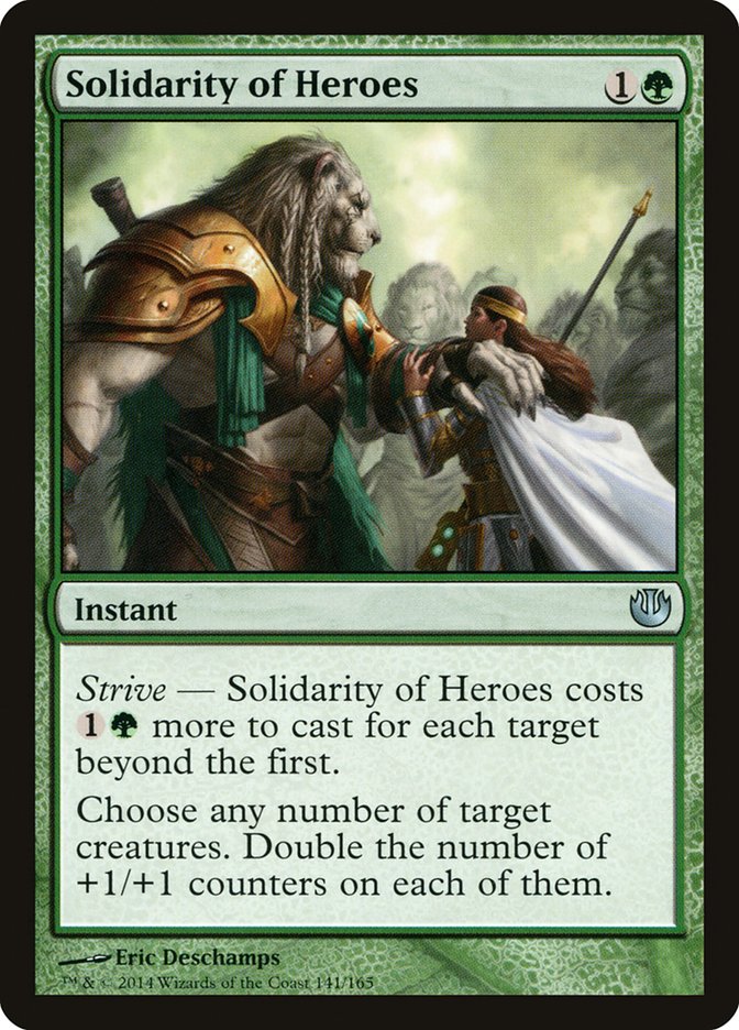 Solidarity of Heroes [Journey into Nyx] Magic: The Gathering