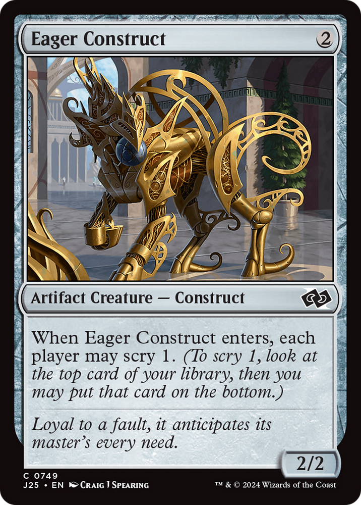 Eager Construct [Foundations Jumpstart] Magic: The Gathering