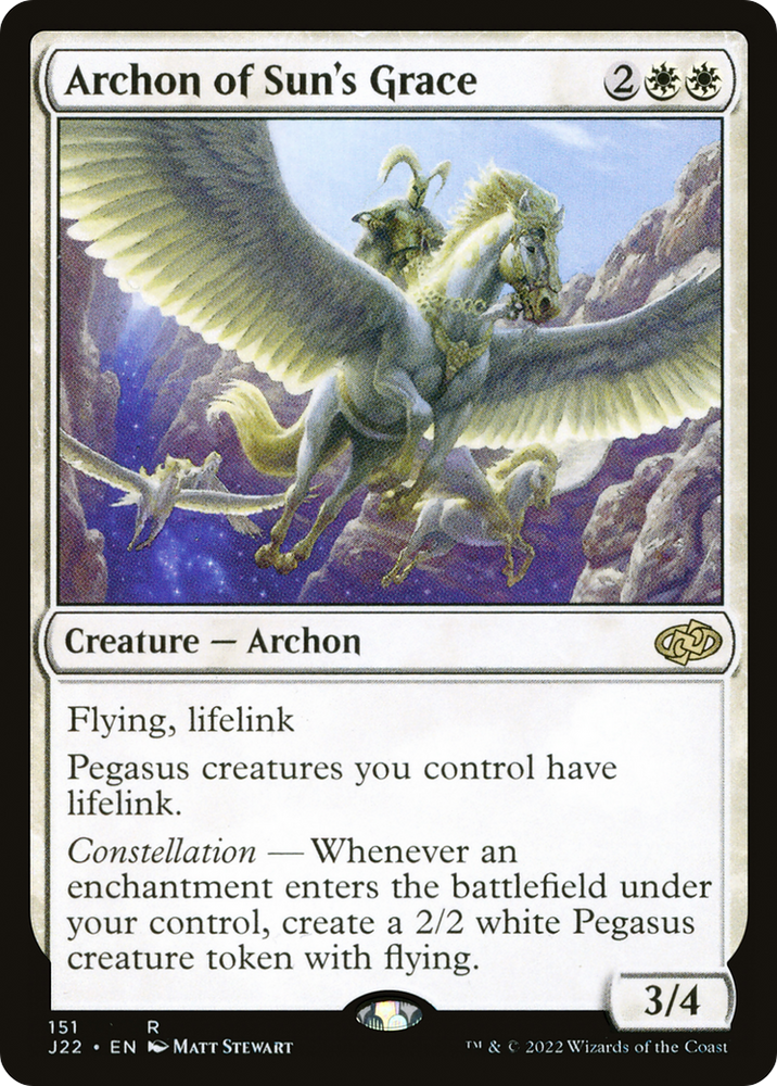 Archon of Sun's Grace [Jumpstart 2022] Magic: The Gathering