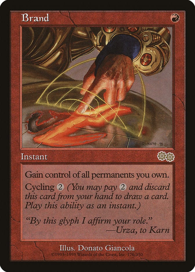 Brand [Urza's Saga] Magic: The Gathering