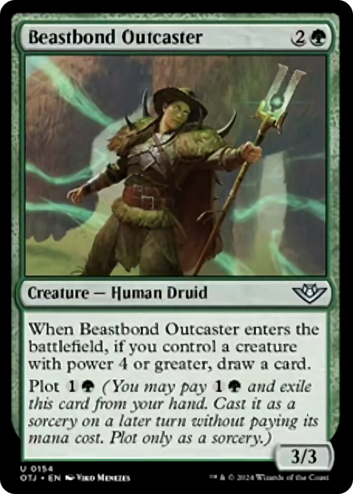 Beastbond Outcaster [Outlaws of Thunder Junction] Magic: The Gathering