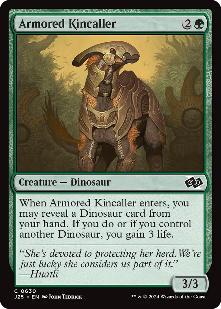 Armored Kincaller [Foundations Jumpstart] Magic: The Gathering