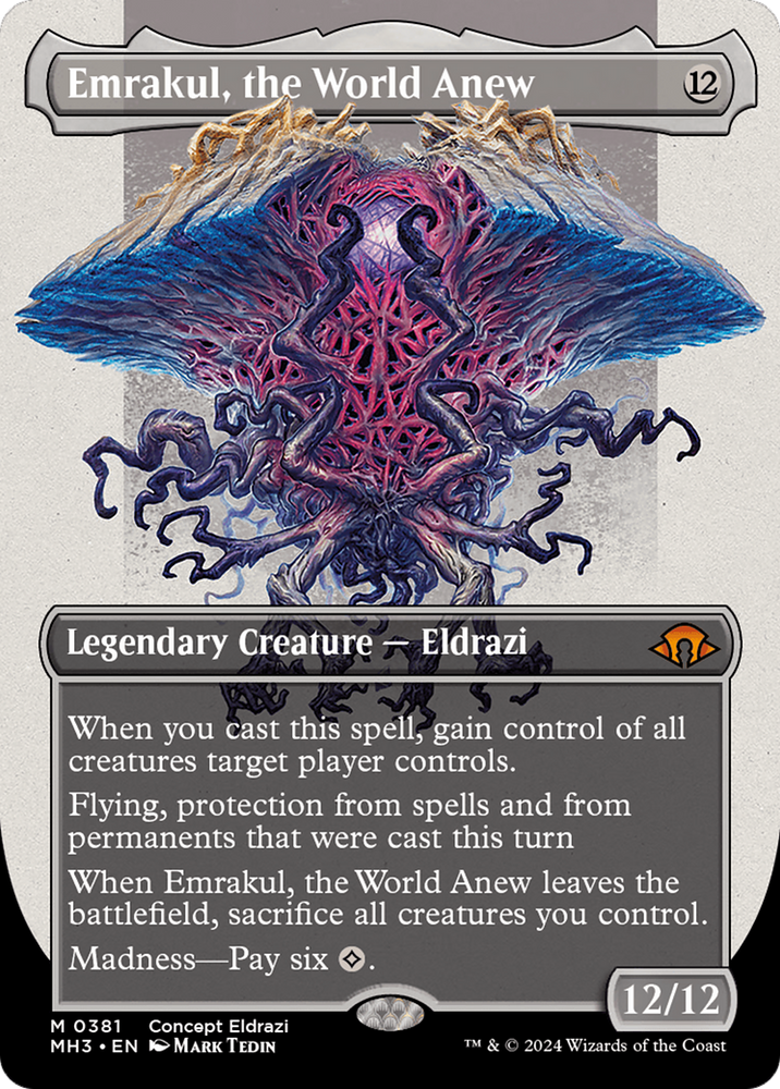 Emrakul, the World Anew (Borderless) [Modern Horizons 3] Magic: The Gathering