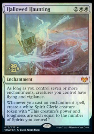 Hallowed Haunting [Innistrad: Crimson Vow Prerelease Promos] Magic: The Gathering