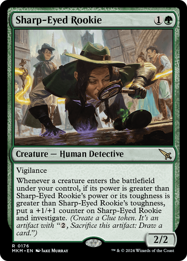 Sharp-Eyed Rookie [Murders at Karlov Manor] Magic: The Gathering