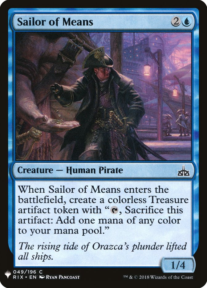 Sailor of Means [Mystery Booster] Magic: The Gathering