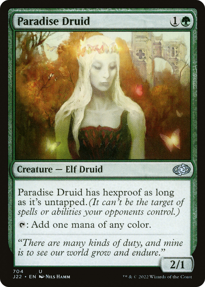 Paradise Druid [Jumpstart 2022] Magic: The Gathering