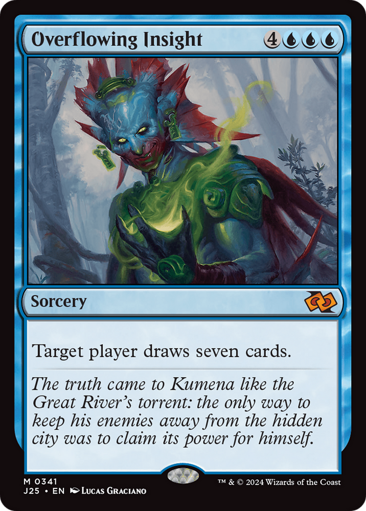 Overflowing Insight [Foundations Jumpstart] Magic: The Gathering