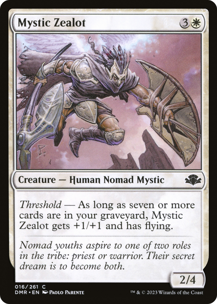 Mystic Zealot [Dominaria Remastered] Magic: The Gathering