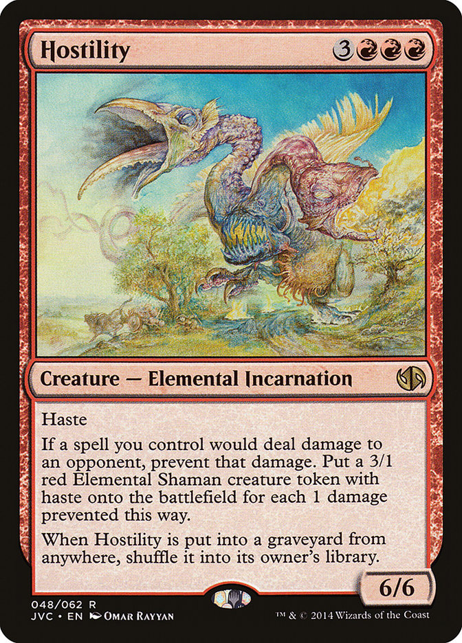 Hostility [Duel Decks Anthology] Magic: The Gathering