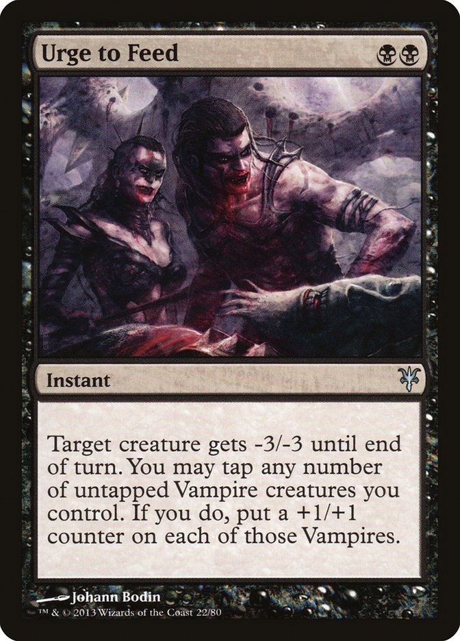 Urge to Feed [Duel Decks: Sorin vs. Tibalt] Magic: The Gathering