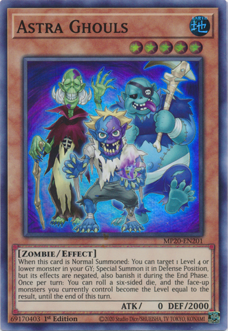 Astra Ghouls [MP20-EN201] Super Rare - Yugioh Cards For Your TCG Needs!