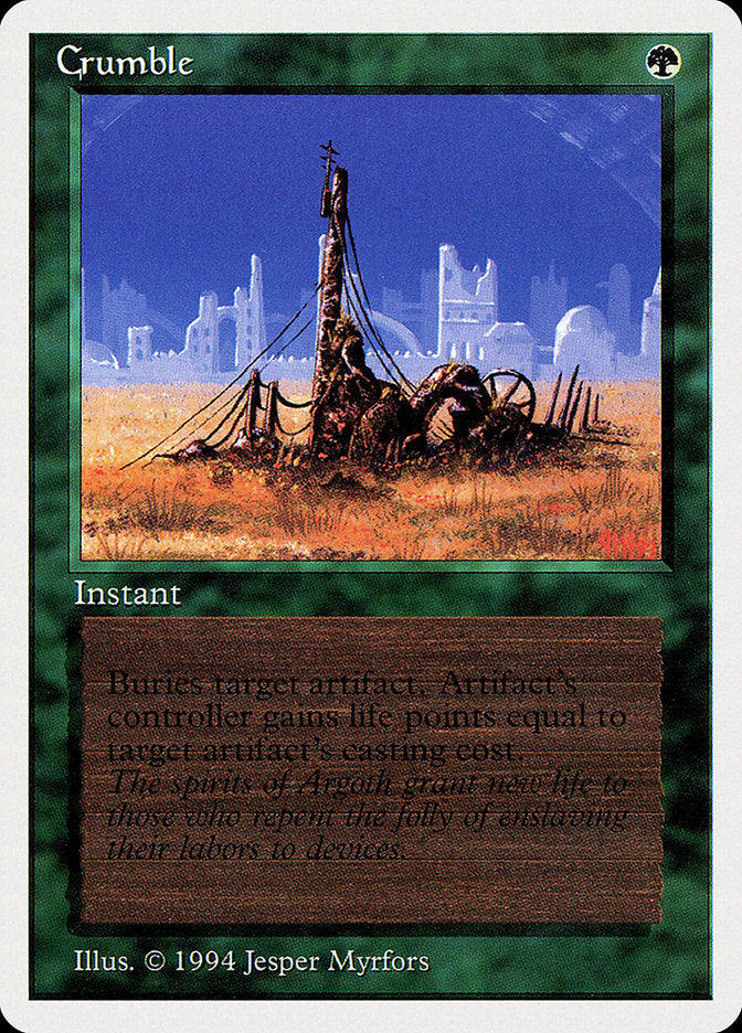 Crumble [Summer Magic / Edgar] Magic: The Gathering