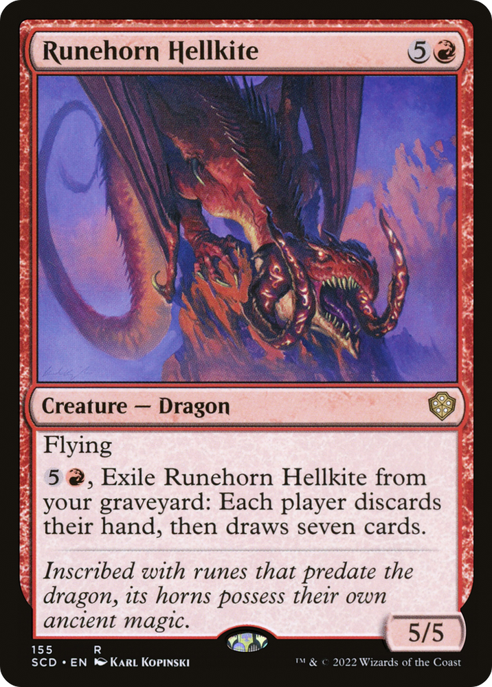 Runehorn Hellkite [Starter Commander Decks] Magic: The Gathering