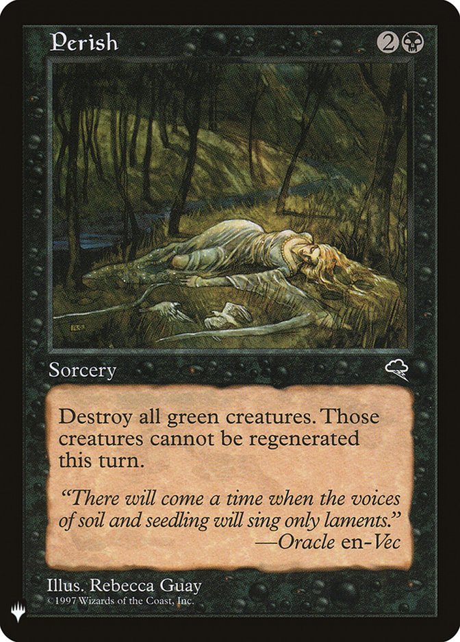 Perish [Mystery Booster] Magic: The Gathering