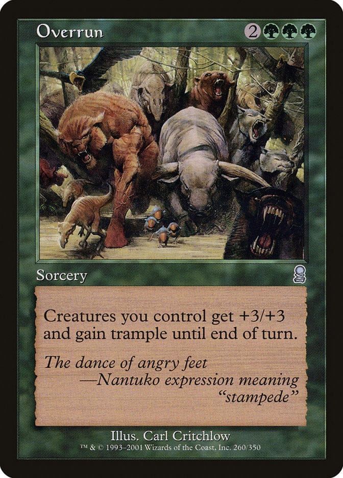 Overrun [Odyssey] Magic: The Gathering
