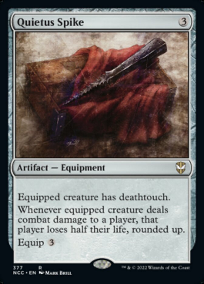 Quietus Spike [Streets of New Capenna Commander] Magic: The Gathering