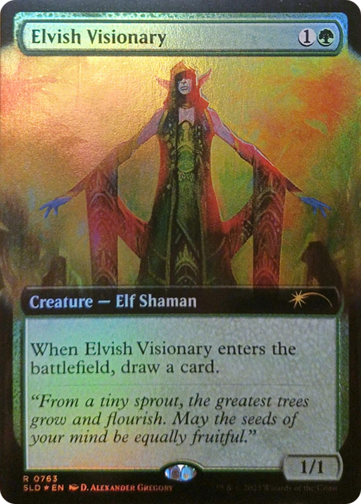 Elvish Visionary (Extended Art) [Secret Lair Drop Series] Magic: The Gathering