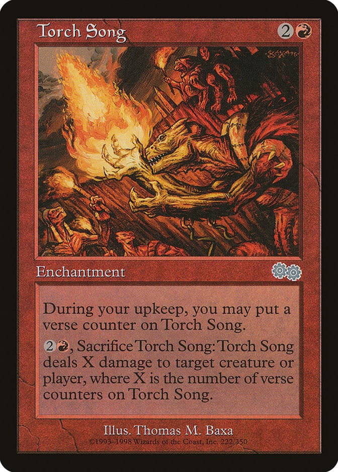 Torch Song [Urza's Saga] Magic: The Gathering