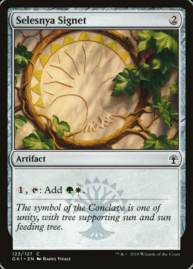 Selesnya Signet [Guilds of Ravnica Guild Kit] Magic: The Gathering