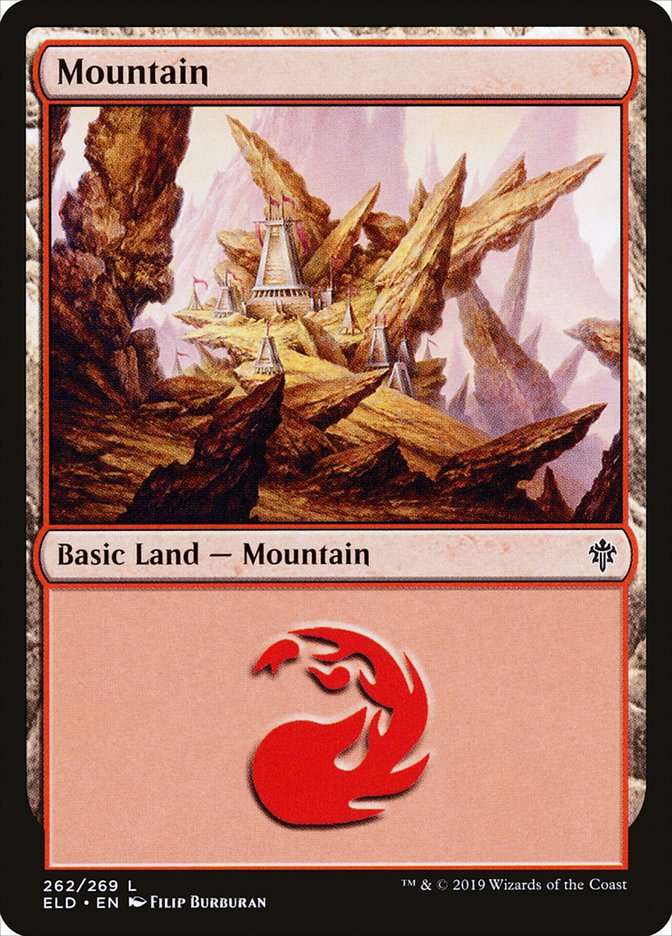 Mountain (262) [Throne of Eldraine] Magic: The Gathering