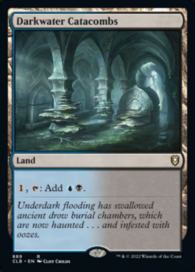 Darkwater Catacombs [Commander Legends: Battle for Baldur's Gate] Magic: The Gathering