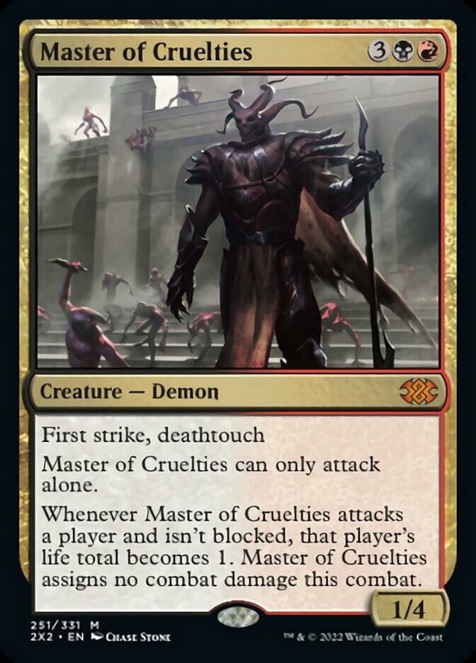 Master of Cruelties [Double Masters 2022] Magic: The Gathering