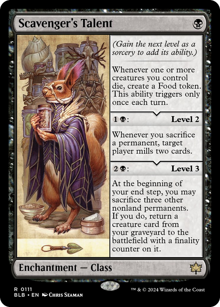 Scavenger's Talent [Bloomburrow] Magic: The Gathering
