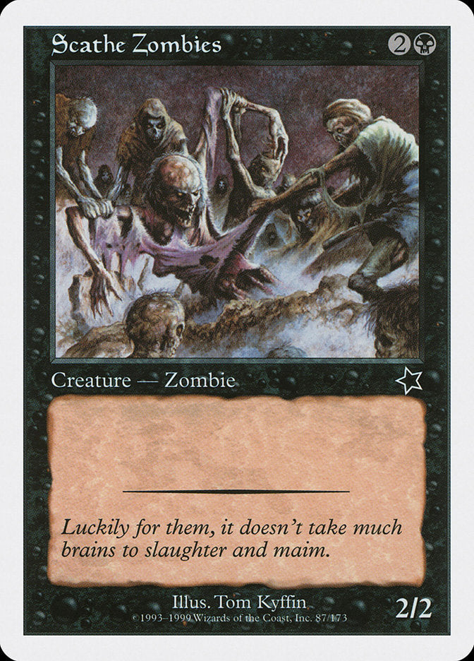 Scathe Zombies [Starter 1999] Magic: The Gathering