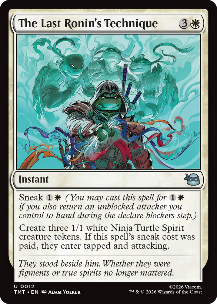 The Last Ronin's Technique [Teenage Mutant Ninja Turtles] Magic: The Gathering