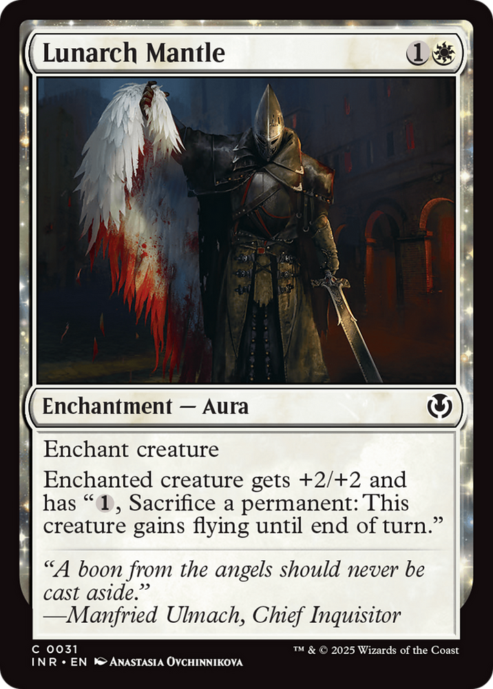 Lunarch Mantle [Innistrad Remastered] Magic: The Gathering