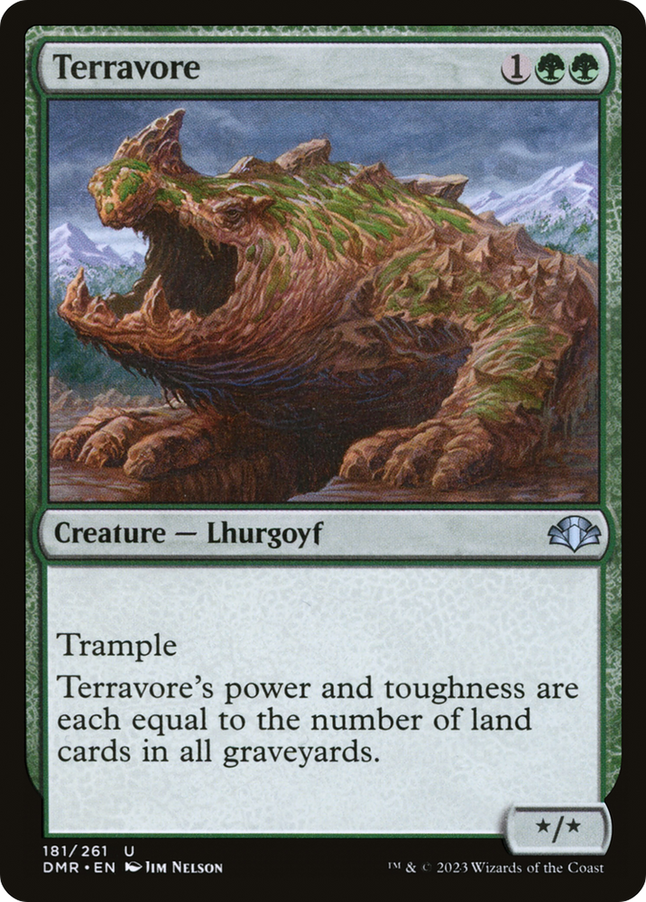 Terravore [Dominaria Remastered] Magic: The Gathering
