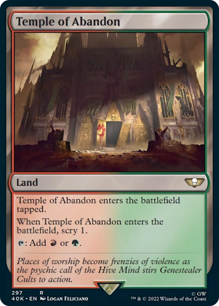 Temple of Abandon [Warhammer 40,000] Magic: The Gathering