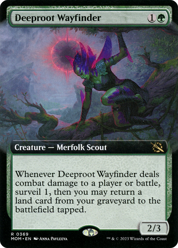 Deeproot Wayfinder (Extended Art) [March of the Machine] Magic: The Gathering