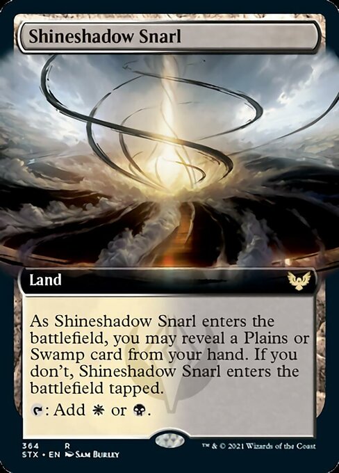 Shineshadow Snarl (Extended Art) [Strixhaven: School of Mages] Magic: The Gathering