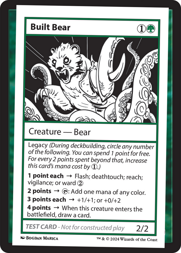 Built Bear [Mystery Booster 2 Playtest Cards] Magic: The Gathering