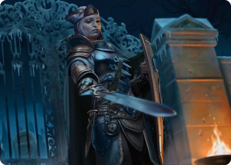 Cemetery Protector Art Card [Innistrad: Crimson Vow Art Series] Magic: The Gathering