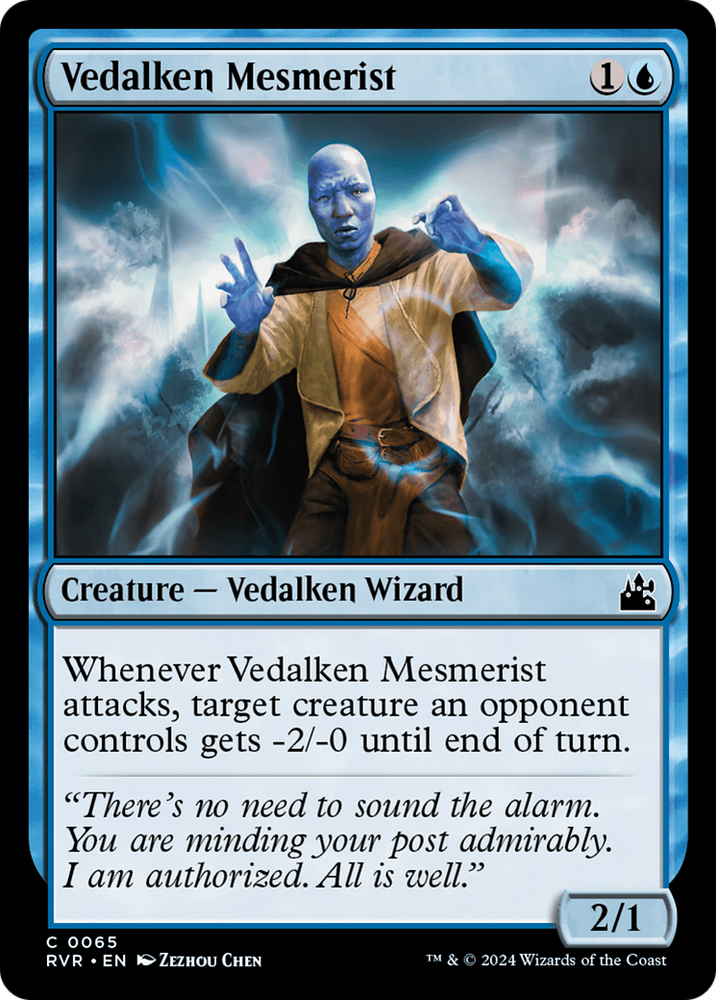 Vedalken Mesmerist [Ravnica Remastered] Magic: The Gathering