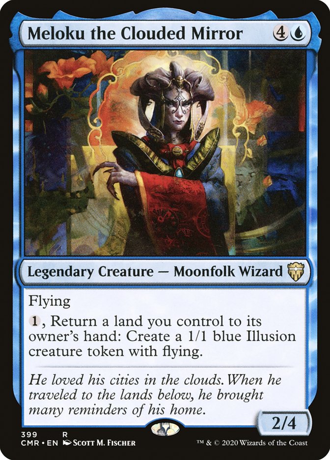Meloku the Clouded Mirror [Commander Legends] Magic: The Gathering
