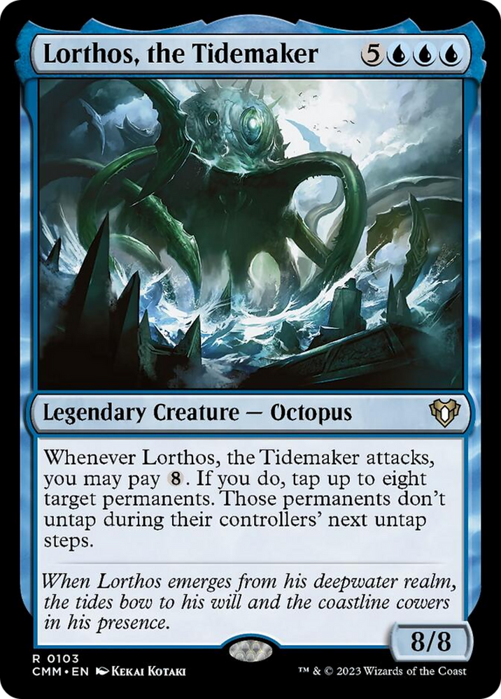 Lorthos, the Tidemaker [Commander Masters] Magic: The Gathering