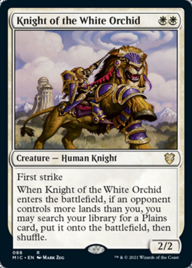Knight of the White Orchid [Innistrad: Midnight Hunt Commander] Magic: The Gathering