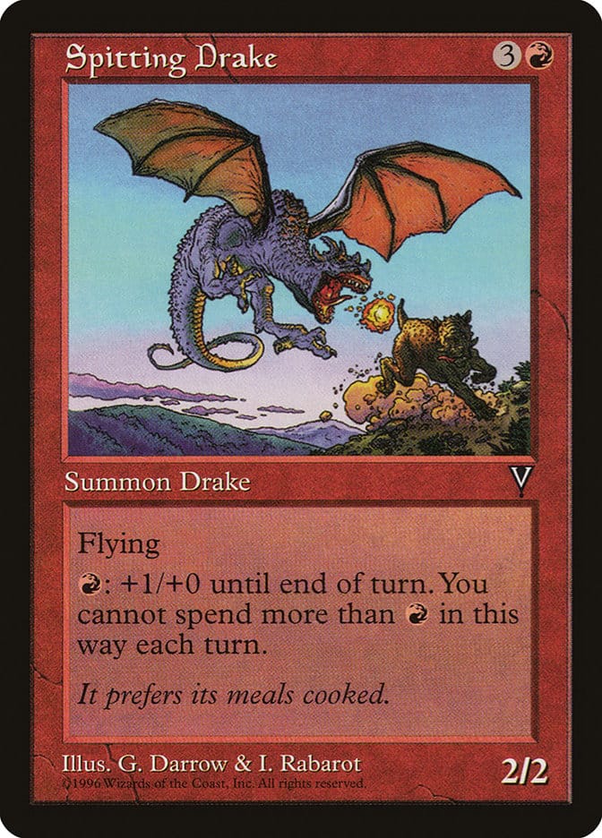 Spitting Drake [Visions] Magic: The Gathering