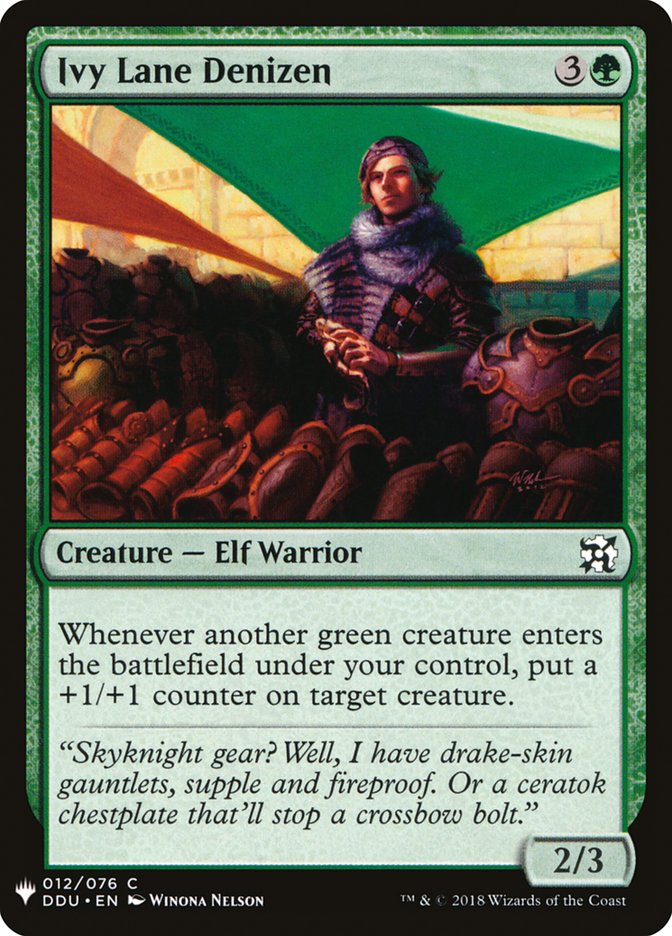 Ivy Lane Denizen [Mystery Booster] Magic: The Gathering