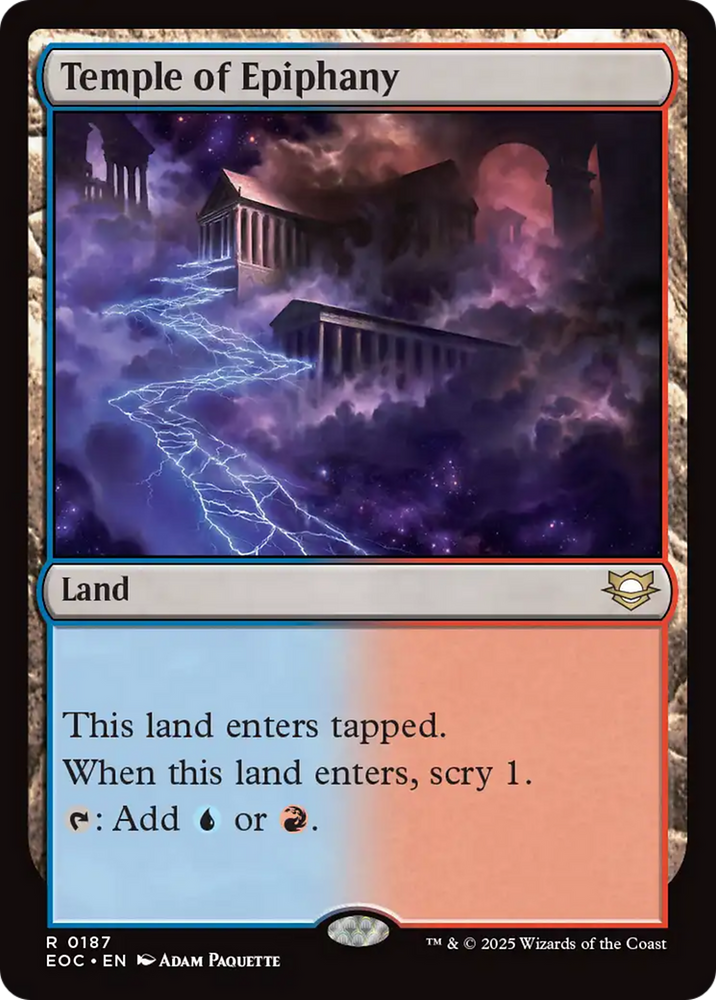 Temple of Epiphany [Edge of Eternities Commander] Magic: The Gathering