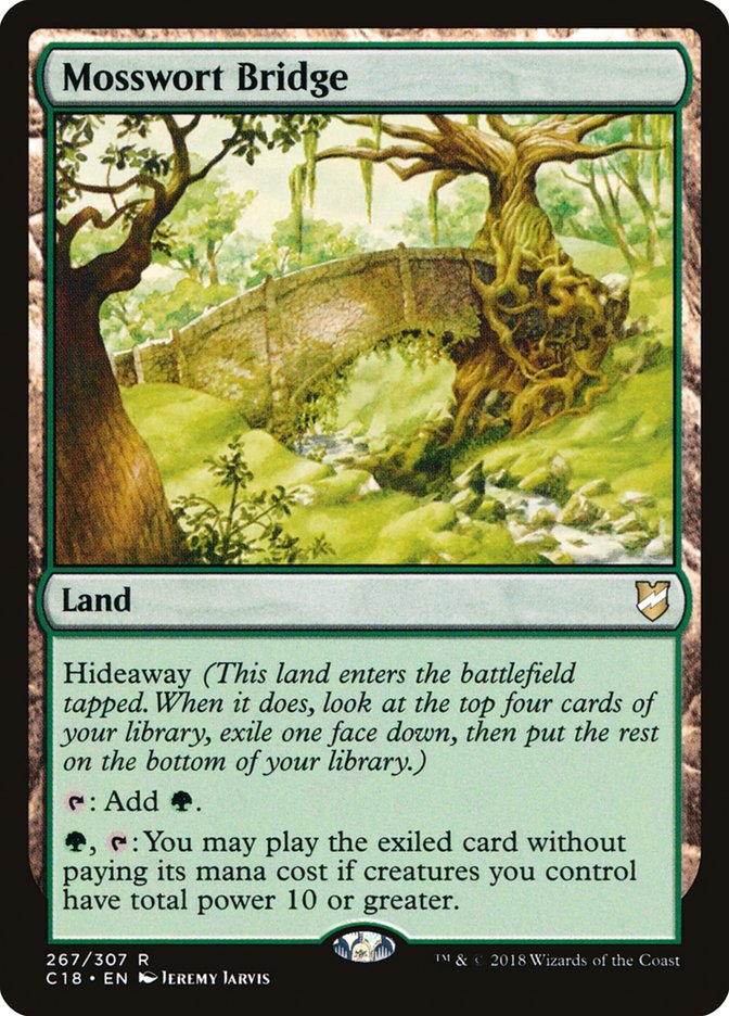 Mosswort Bridge [Commander 2018] Magic: The Gathering